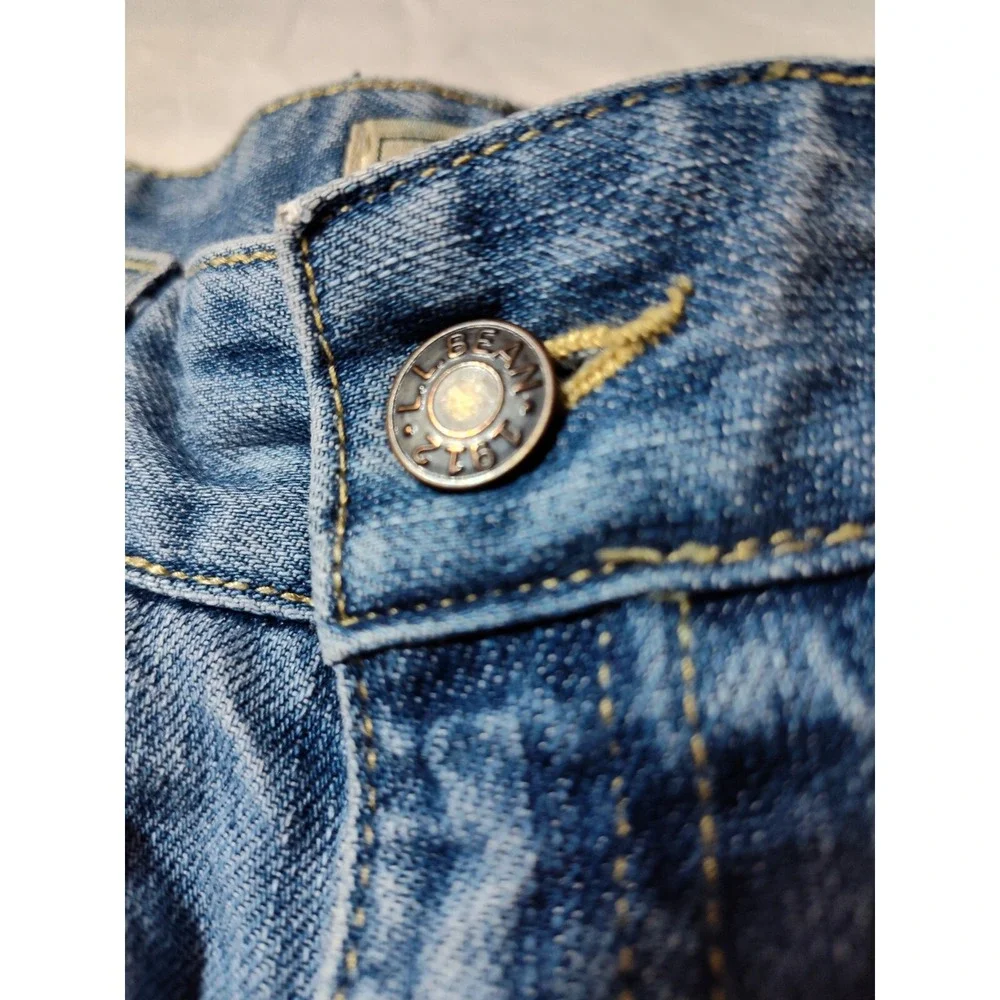 Women's L.L.Bean 8 medium/T denim jeans light straight fit classic mom